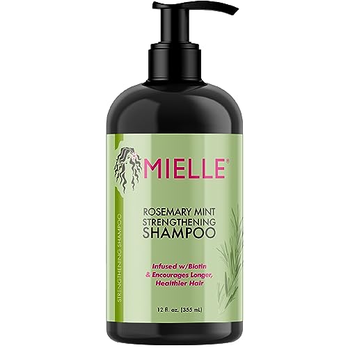 Mielle Rosemary Mint Strengthening Shampoo 355ml, Estándar, Único, Menta